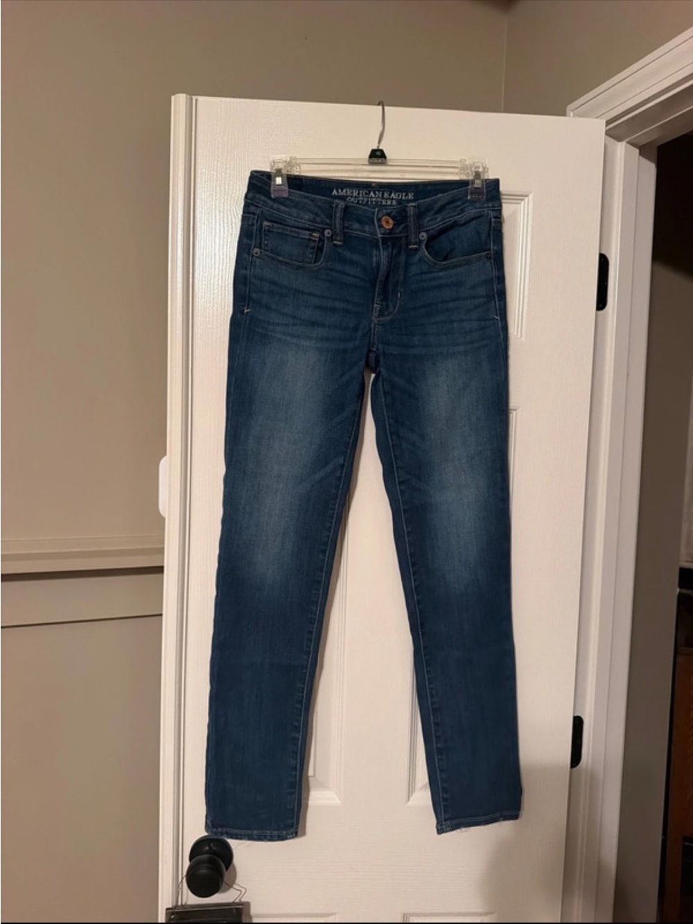 American Eagle Outfitters Women's Medium Blue Skinny Jeans